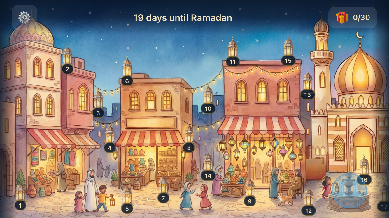 Ramadan Advent Calendar App